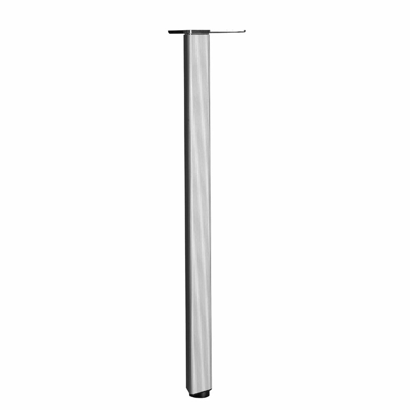 27-1/2" (698 mm) Adjustable Teardrop Design Table Leg Aluminum Pack of 4